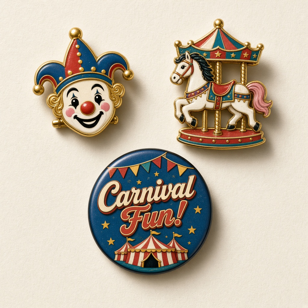Pin’s et badges de carnaval