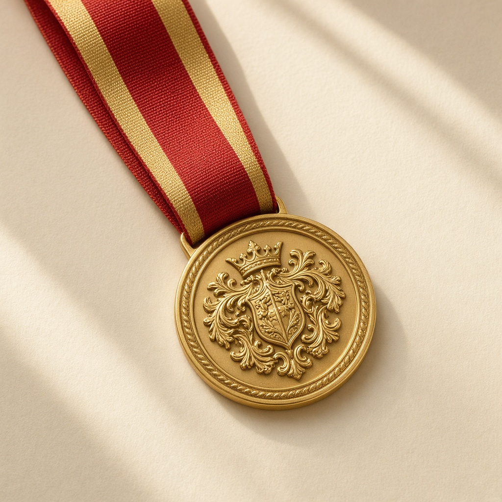 Afwerkingen van medailles op maat